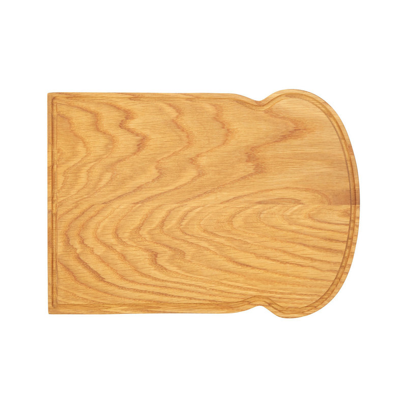 Sprague Oak Wood Bread Shaped Chopping Board