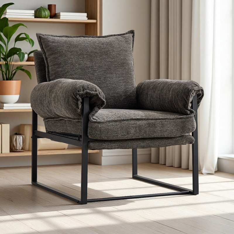 Adjustable Recliner, Adjustable In Various Angles (90°-180°), Suitable For A Variety Of Scenes, Whether It Is Resting, Games