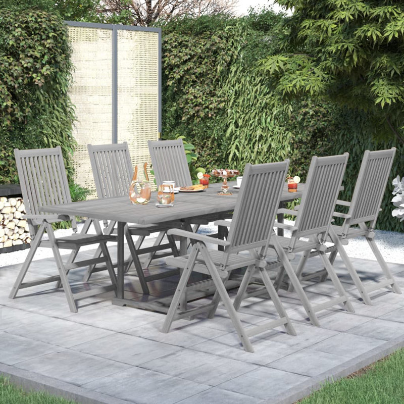 Rectangular 63" Long Dining Set, 6
