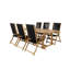 Zulma 6 -Person Acacia Solid Wood Dining Set
