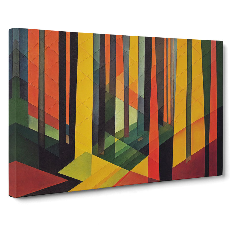 Blooming Abstract Forest - Wrapped Canvas, 40cm H x 60cm W x 3cm D