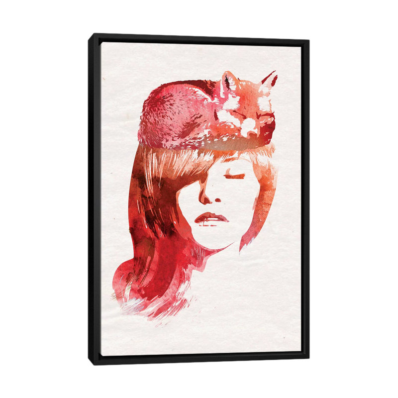 «Perfect Silence», impression sur toile, H 26 po x l 18 po x P 1,5 po, Toile avec cadre noir, Pas de tapis