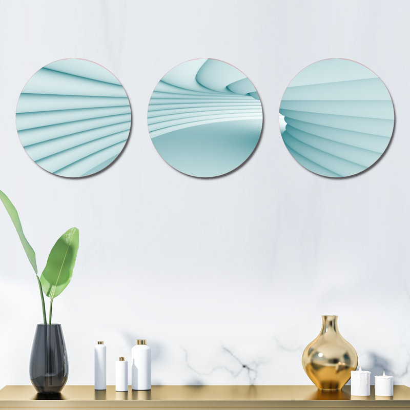 Abstract Wall Decor on Metal
