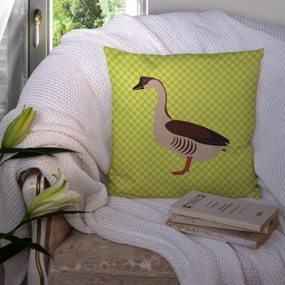 Coussin décoratif d’extérieur à damier chinois