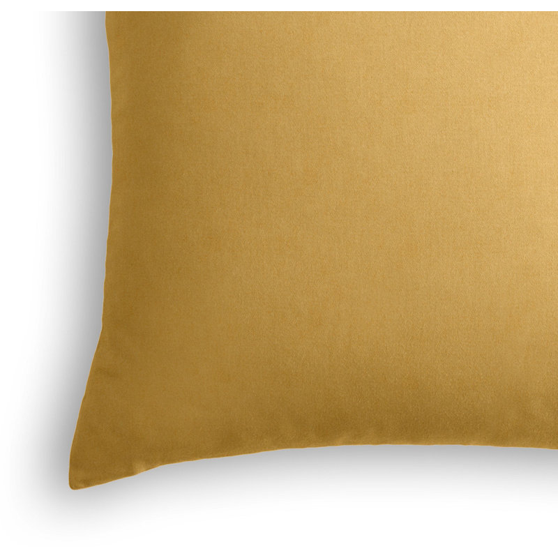 Classic Polyester/Polyester blend Square Pillow Cover & Insert, 18" x 18", Wheat