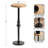 Stratton Round Pedestal End Table