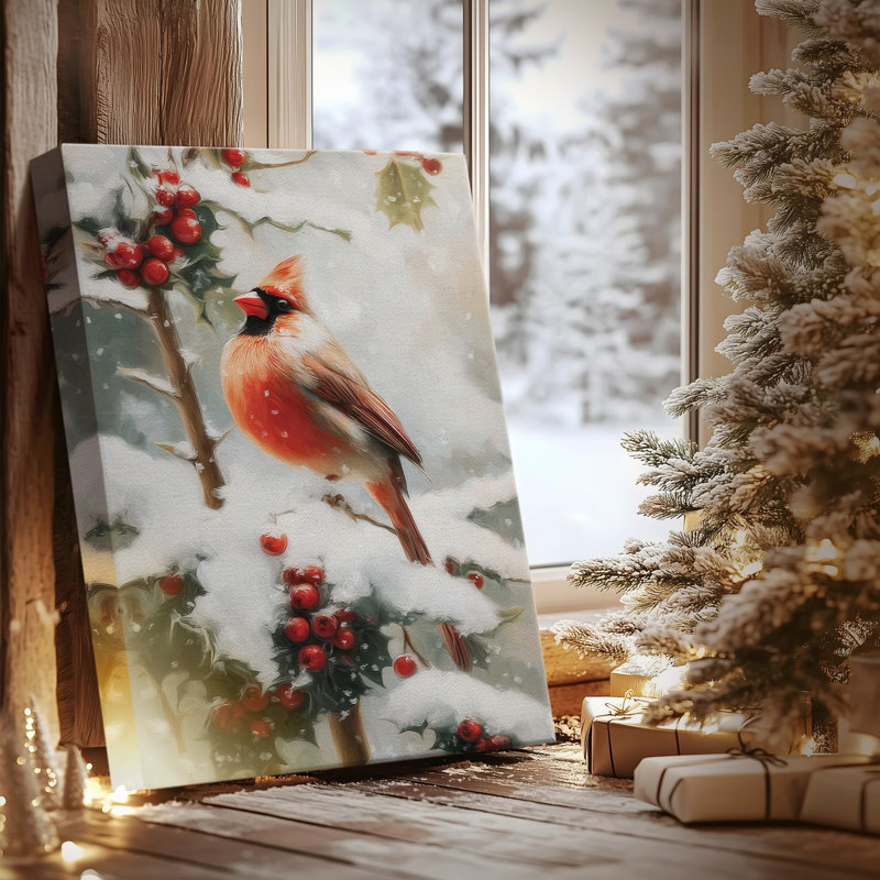 Golden Carols Serenade - toile tendue avec châssis de qualité supérieure, H 36 po x l 24 po