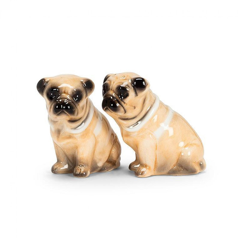 Salière et poivrière Pug Dogs