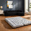 Canapé modulaire de luxe en tissu chenille pour espaces de vie contemporains
