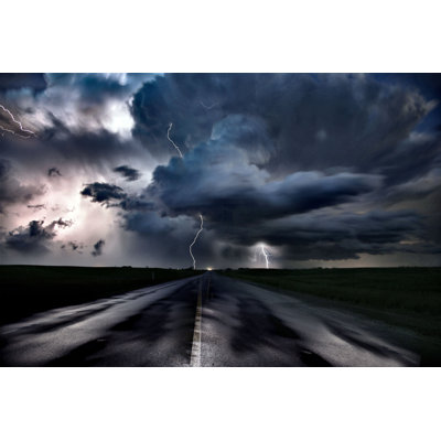 Prairie Storm Clouds, Canada par Bobloblaw - Photographie sur toile tendue