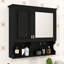 Wall-Mounted Bathroom Mirror Cabinet with Hidden Storage and Adjustable Shelf-469548997