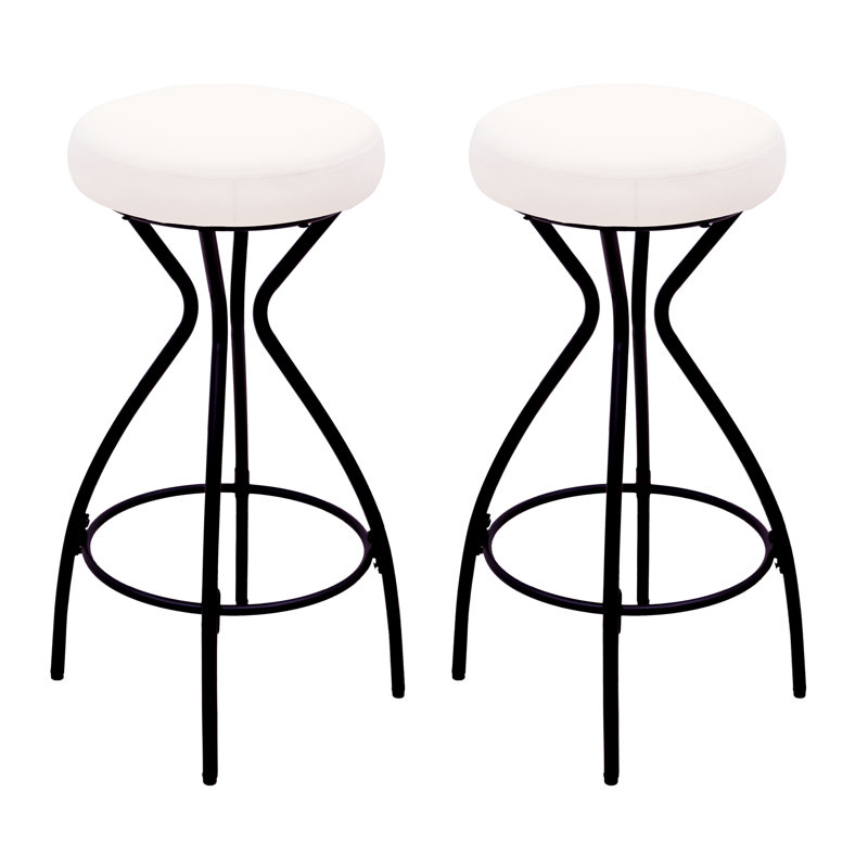 Ensemble de 2 tabourets de bar rembourrés pour les îlots de cuisine Modern