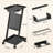 Hairdresser Utility Cart Salon Trolley With Pegboard-113457398