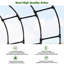 114cm H x 12cm W Metal Expanding