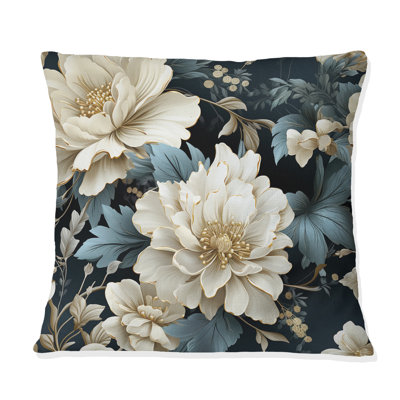 Coussin décoratif à imprimé floral Urban Victorian Splendor Victorian