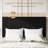 Modern Corduroy Fully Upholstered Platform Bed With Headboard, No-Dust Design, No Box Spring Needed-834050959-834050954