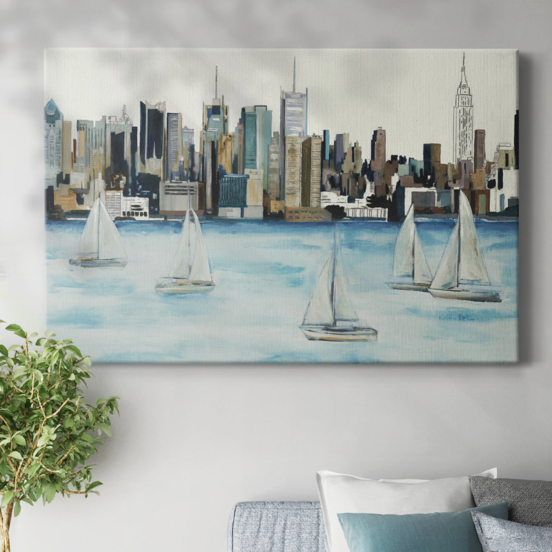 Boat City-Gallery, toile tendue, H 40 po x l 60 po