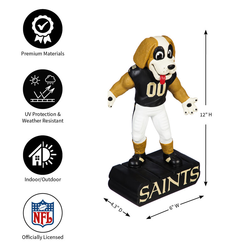 Statue mascotte nfl, Saints de la Nouvelle-Orléans