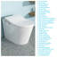 Toilette intelligente avec bidet intégré