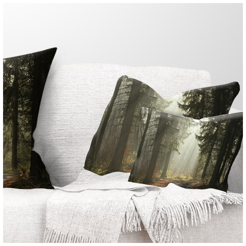 Housse de coussin rectangulaire avec insert