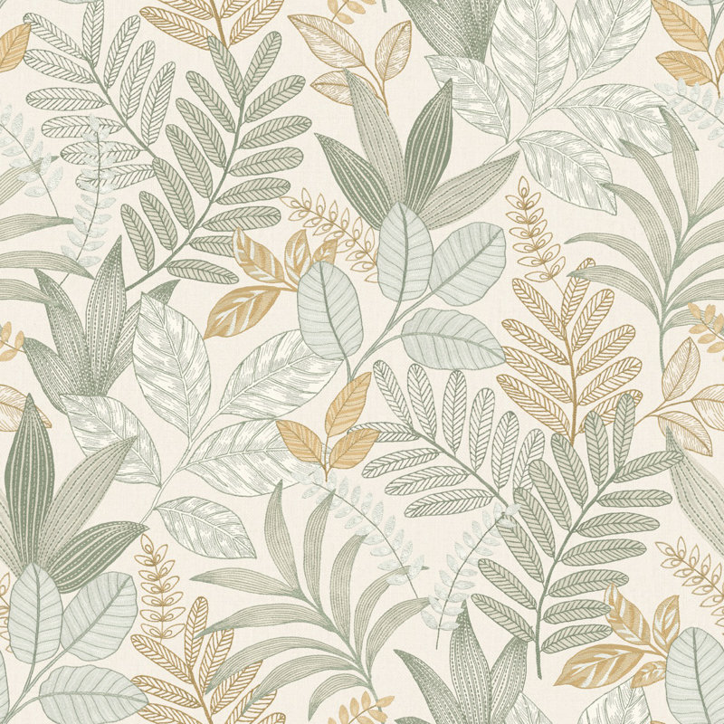 Papier peint Allure Foliage Moss, Vert