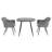 Sartell 4 - Person Wicker Patio Dining Set with Square Table
