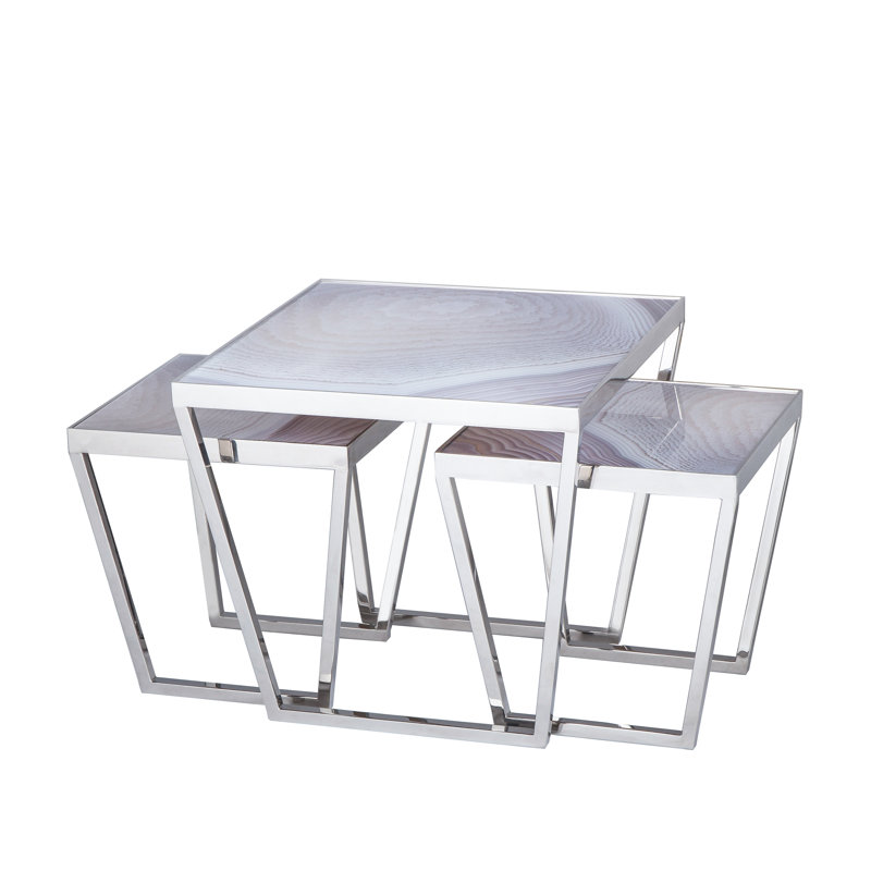 Maison 55 Glass Nesting Coffee Table