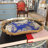 Porcelain Tray with Bronze Ormolu - Azure Pagoda