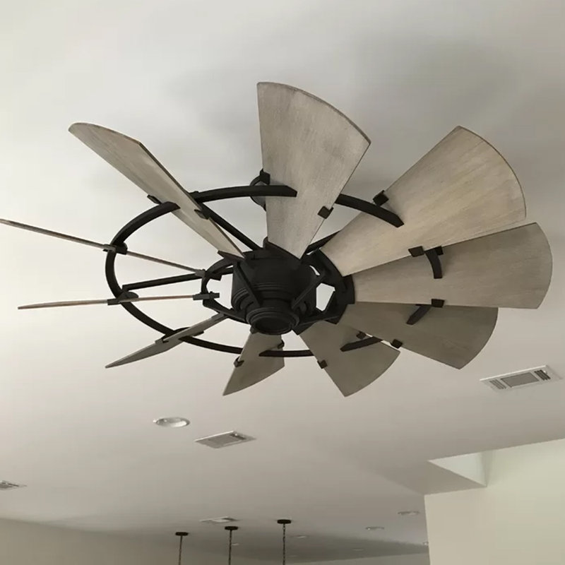 Mercado 52'' Ceiling Fan with Light Kit, Oiled Bronze