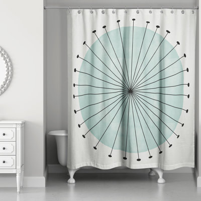 Rideau de douche simple Landgraf Mod Sun