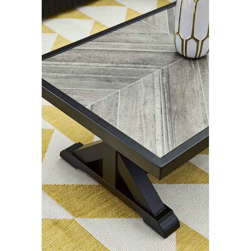Khursid Rectangular Outdoor Coffee Table , 28.13'' in. W 48.25'' in. D