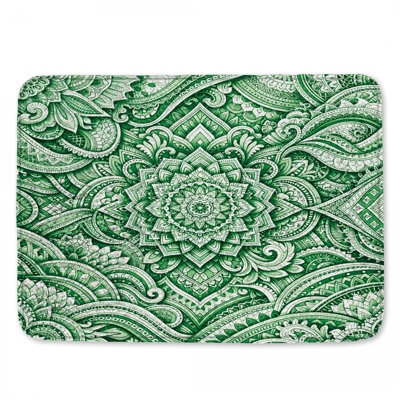 Tapis de bain vert