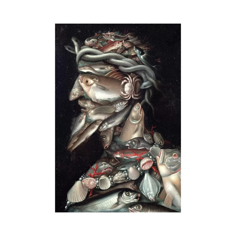 The Admiral by Giuseppe Arcimboldo - Wrapped Canvas Painting