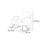 Chaise berçante luxueuse et durable-101298599