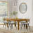 Eastwood 66"W Solid Wood Contemporary Rectangle Dining Table, Seats 6-1259172457