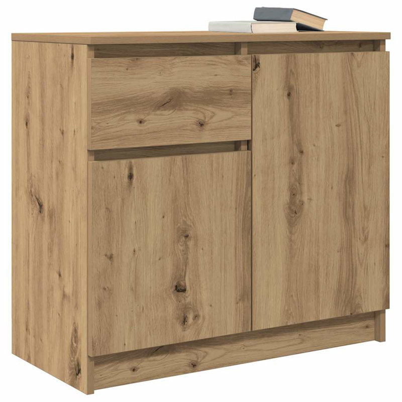Sideboard With Drawer 71X35x65 Cm Engineered Wood, Artisan Oak
