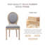 Chaises de salle à manger Chuk Mid-Century King Louis-1629471454
