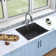 25" x 22" x 9-1/2" Drop-In Kitchen Sink Kit with Faucet