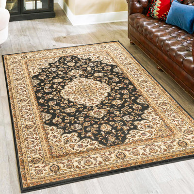 Elvia WF_VIN5003 Black 7'10" x 10'3"