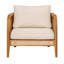 Chaise avec accoudoirs de patio Kirkby