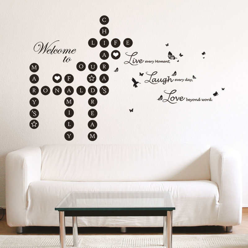 Non-Wall Damaging Wall Decal