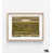 Tan Framed Print with Mat