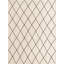 Tapis tressé bijou couleur beurre