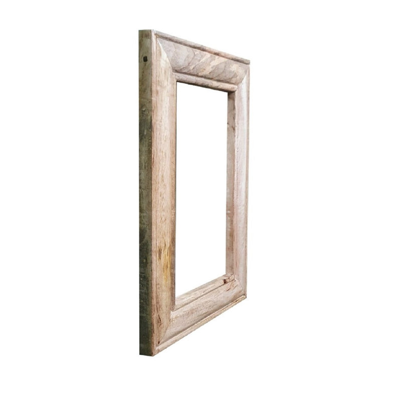 Adriano Flat Wall Mirror, 41cm H x 60cm W, Natural