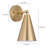 Wall Sconces Set of Two, Modern Sconces Light Fixtures Hardwired with Metal Shade-252730346