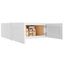 Meuble mural standard HOMEIBRO Cozy Design, en contreplaqué blanc Shaker, prêt à assembler, 33 cm (L) x 24 cm (P) x 15 cm (H).-915285827-915386483