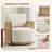 Boho Upholstered Swivel Armchair-120277495