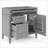 Modern Bathroom Storage Cabinet with 2 Drawers and a Tip-out Drawer-1898290408