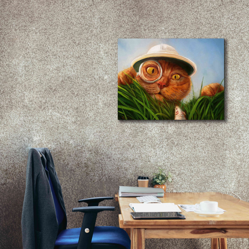 Epic Graffiti «Explorer» par Lucia Heffernan, Canva «Explorer» par Lucia Heffernan, H 26 po x l 34 po