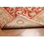 Tapis rouge en laine 9 pi x 12 pi oriental à la main one-of-a-kind Malupo